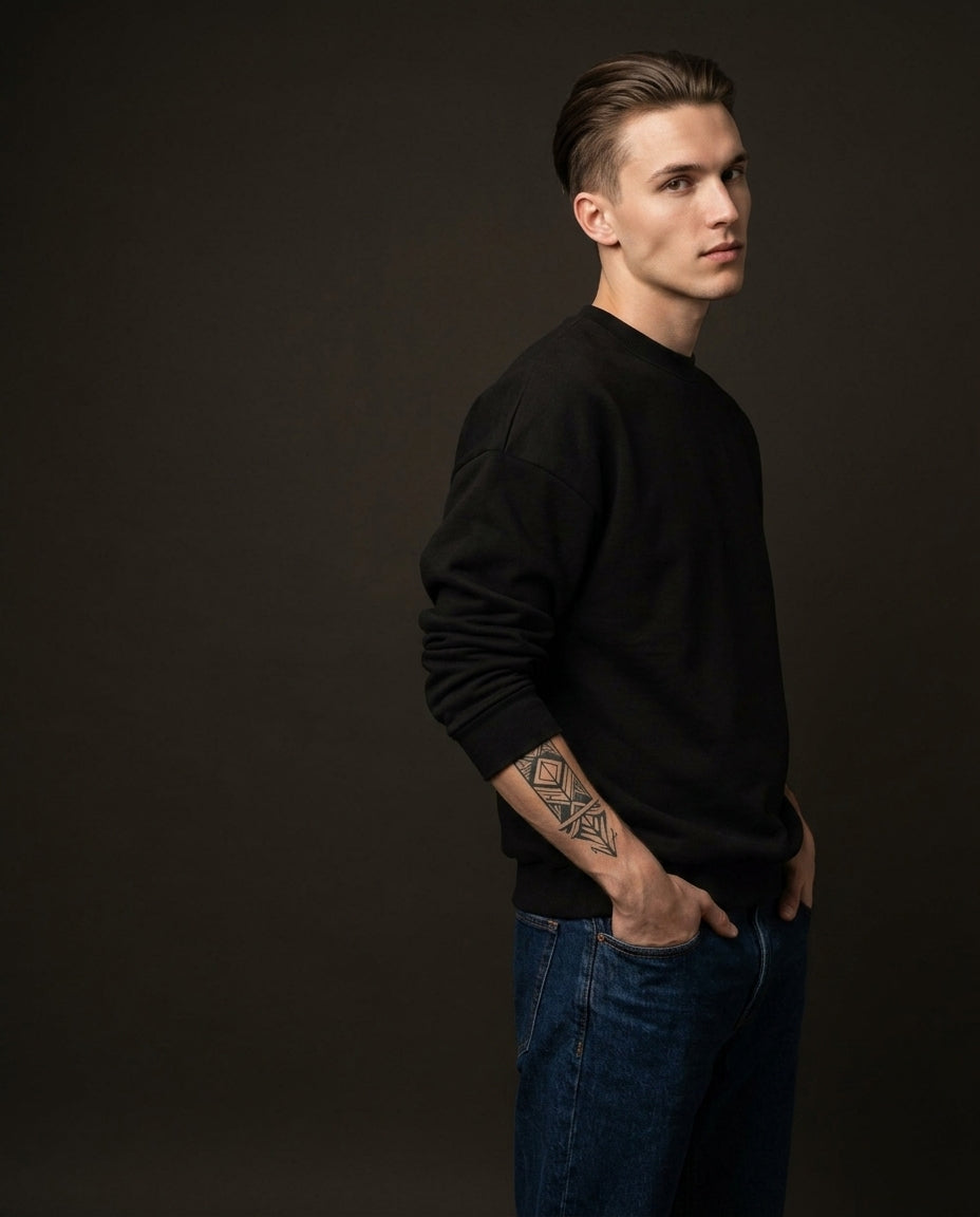 lifestyle — Hero 1050 MAX Unisex Crewneck Sweatshirt