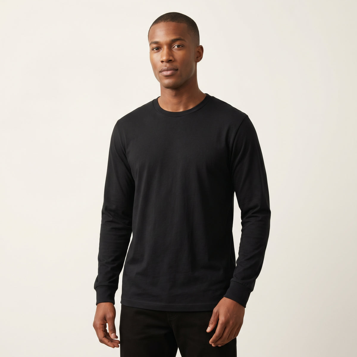 lifestyle — M&O 3520 Poly-Blend Long Sleeve Tee