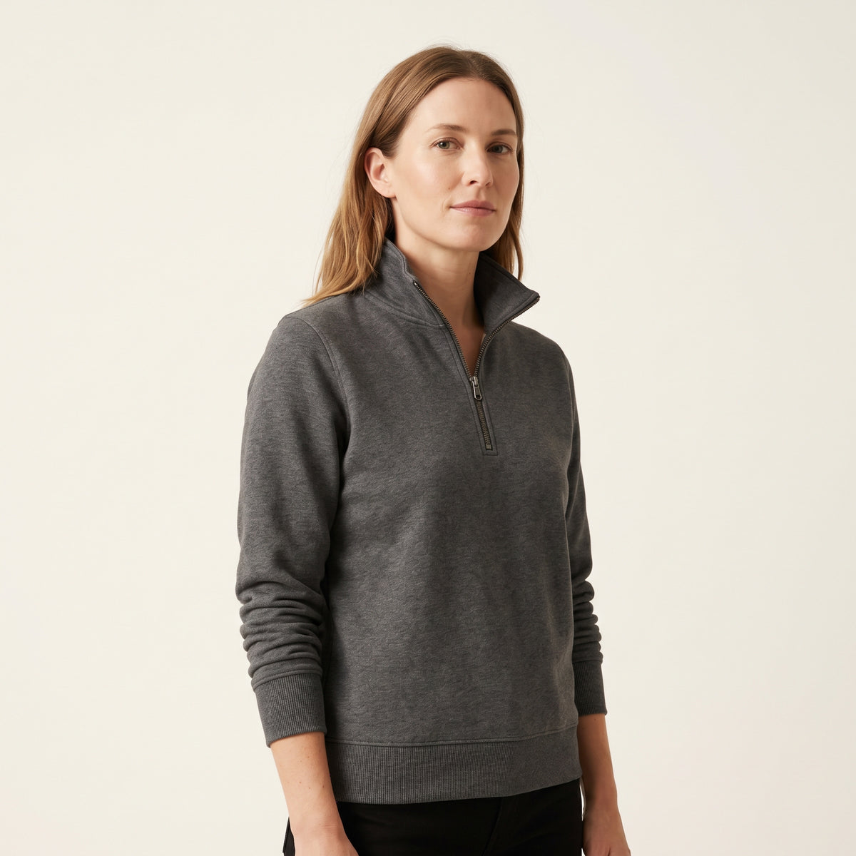 lifestyle — HERO-4020 Unisex Quarter-Zip Pullover