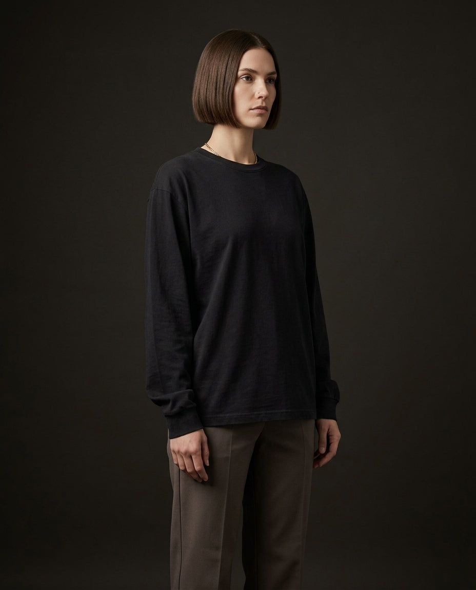 lifestyle — Bella Canvas 4651 Unisex Heavyweight Long Sleeve Tee