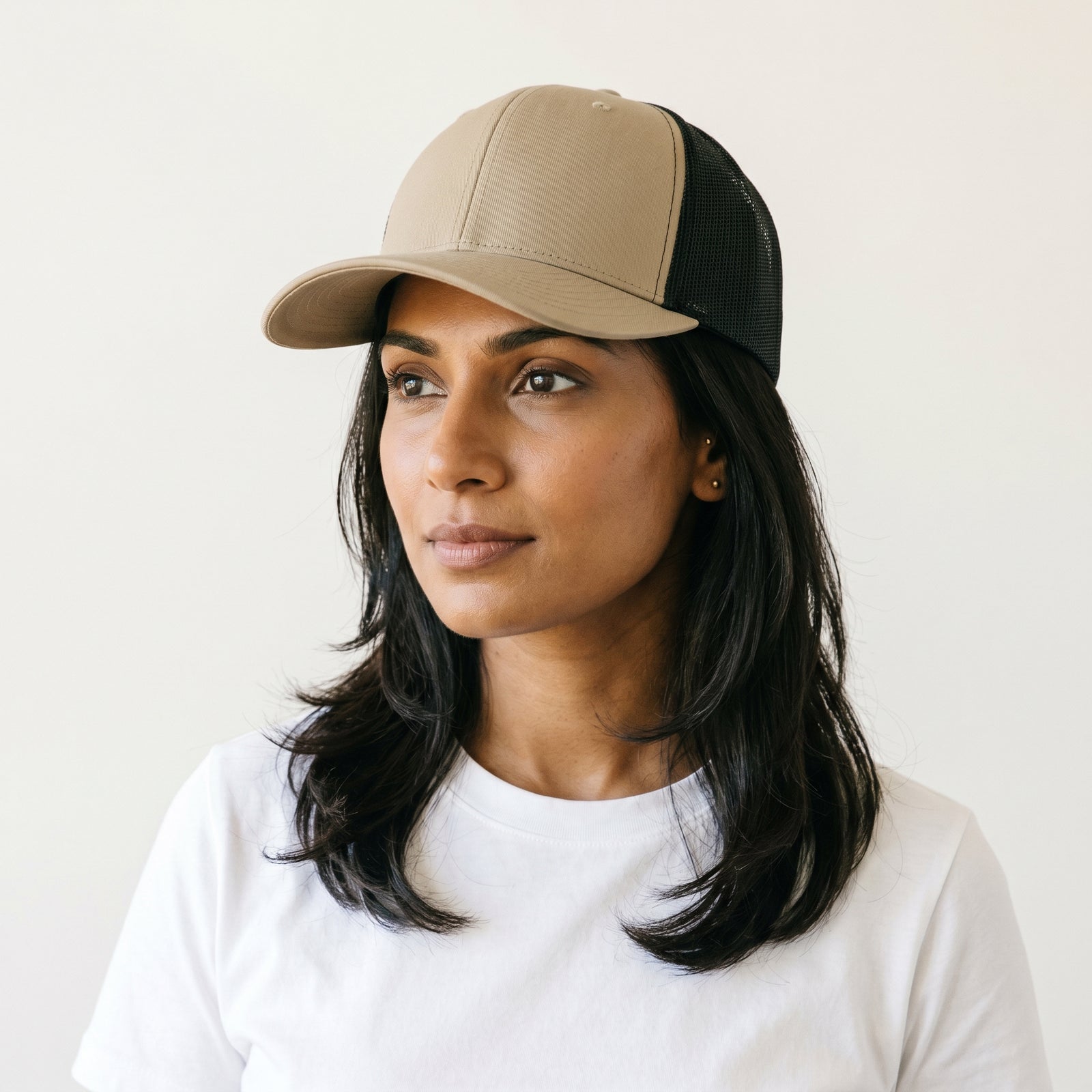 Decky 6030 Mid Profile Cotton Blend Trucker