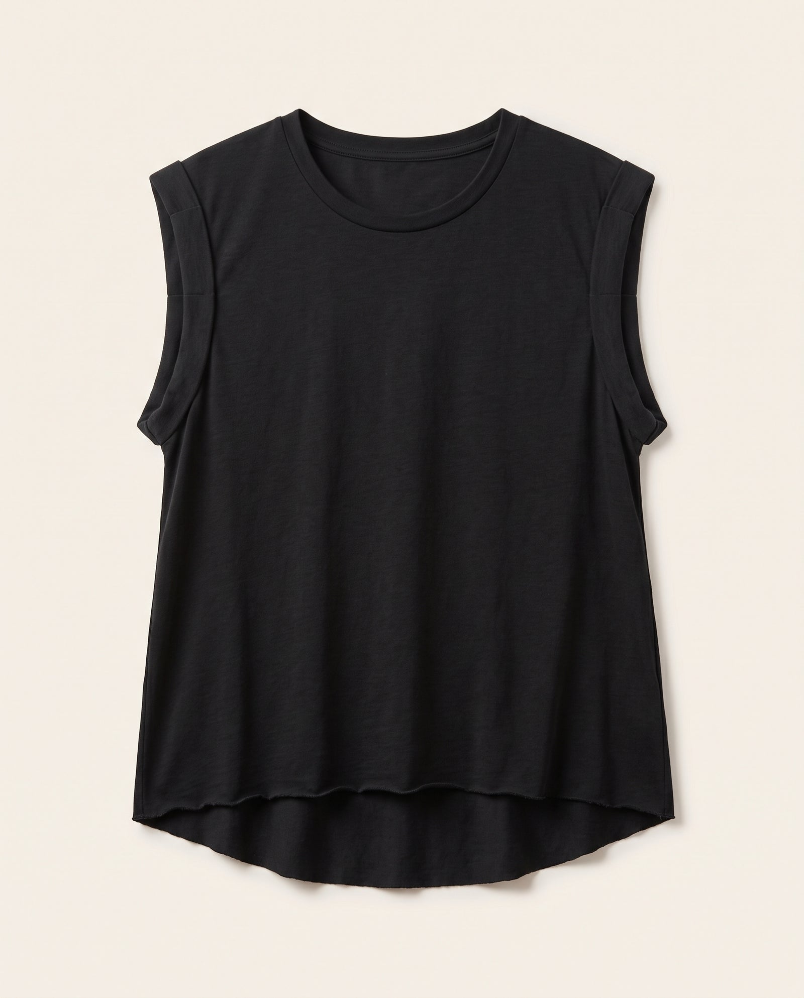 Bella Canvas 8804 Womens Flowy Muscle Tee with Rolled Cuff